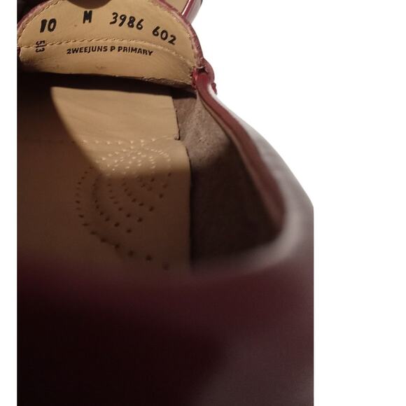 Weejuns Hand Crafted Genuine Leather Red Patent Leather Penny Loafer Shoes Sz 10 - Picture 8 of 10